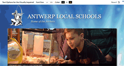 Desktop Screenshot of antwerpschools.org